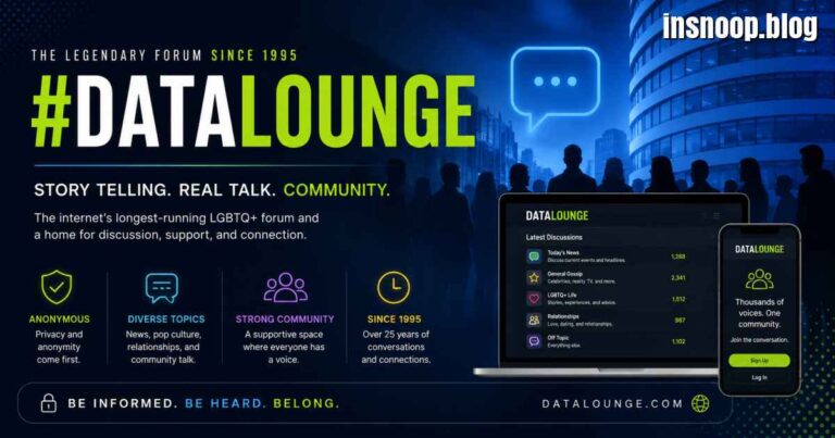 DataLounge: What Is DataLounge? The Internet's Longest-Running LGBTQ+ Forum