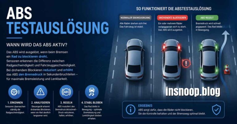 ABS Testauslösung: Der komplette Guide für Werkstatt, TÜV und Diagnose